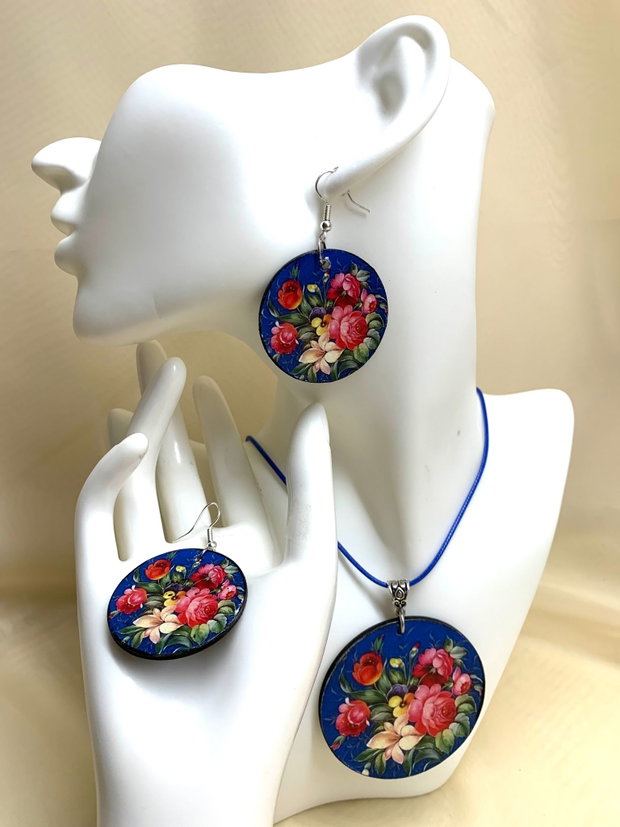 Set bijuterii handmade unicat 00903