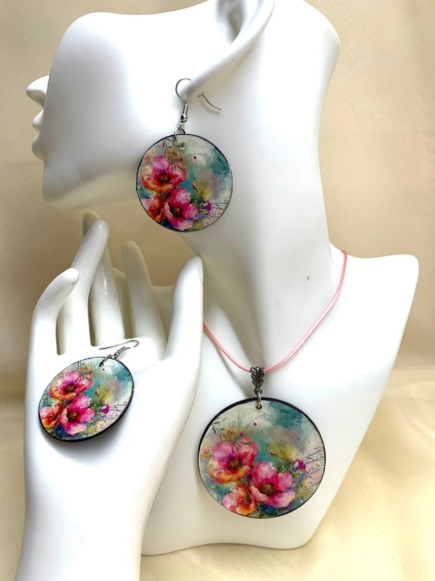 Set bijuterii handmade unicat 00905