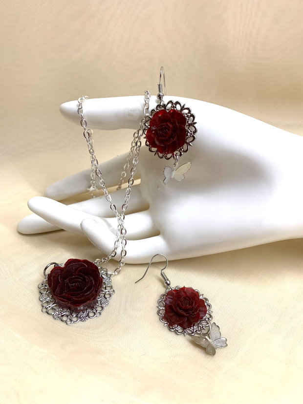 Set Bijuterii handmade unicat din rasina 00910
