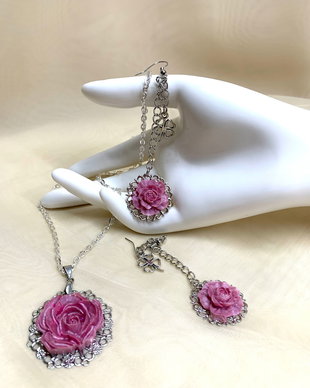 Set Bijuterii handmade unicat din rasina 00911