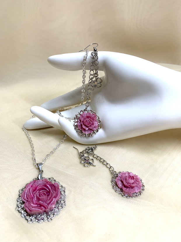 Set Bijuterii handmade unicat din rasina 00911