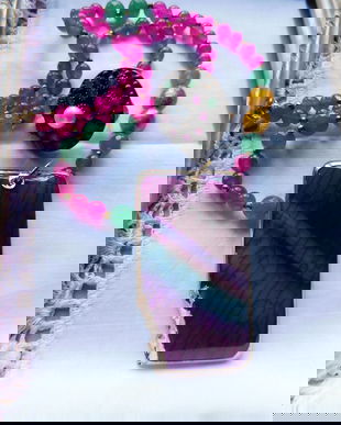 Inel argint 925 deosebit, masiv , perla rubine si jad , colier nou agate pandant superb electroplacat cu aur , conturat cu rama aurita