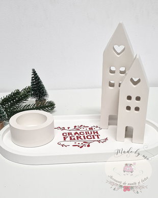 Decoratiune Craciun din ceramica