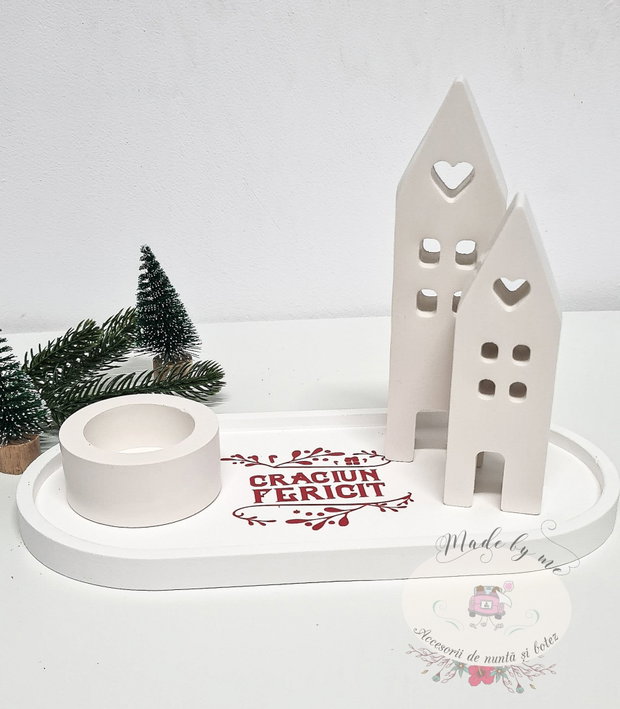 Decoratiune Craciun din ceramica