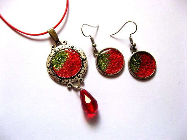 Set bijuterii cu rasina 50369