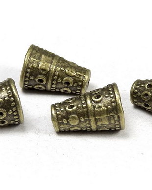 Capacel metalic, bronz, 7x10 mm