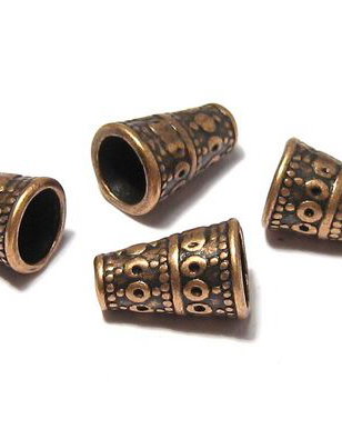 Capacel metalic, cupru, 7x10 mm