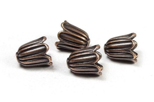 Capacel metalic, cupru, 10x10 mm