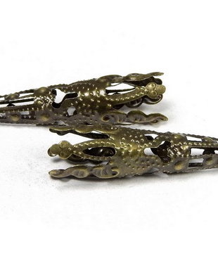 Capacel metalic, bronz, 41x8 mm