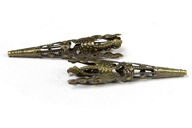 Capacel metalic, bronz, 41x8 mm