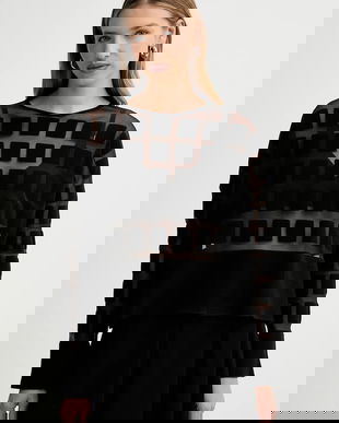 Liviana Conti pulover de lână culoarea negru, light, L5WA79