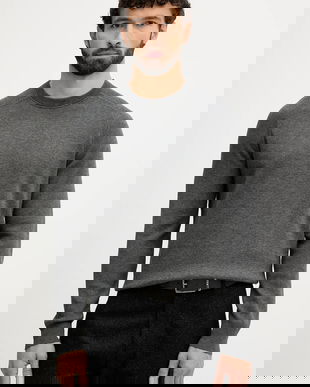 BOSS pulover din amestec de lână culoarea gri, 50549977