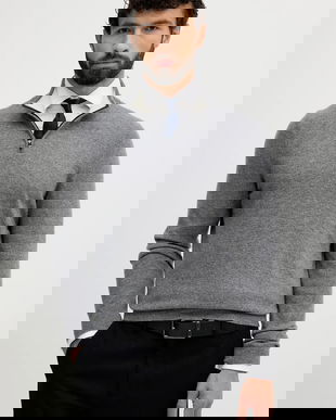 BOSS pulover de lână culoarea gri, light, 50549984