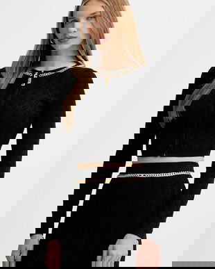 Elisabetta Franchi cardigan culoarea negru, MK29B56E2