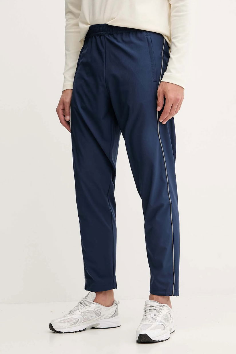 Hummel pantaloni de trening culoarea bleumarin, cu imprimeu, 230159