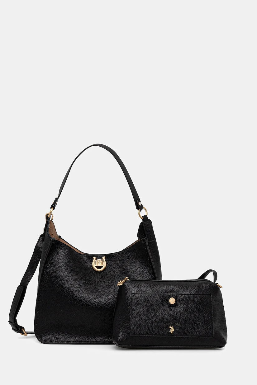 U.S. Polo Assn. geantă Middleton culoarea negru, BIU0M8870WVP