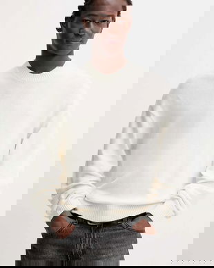 Hollister Co. pulover culoarea bej, KI320-5058