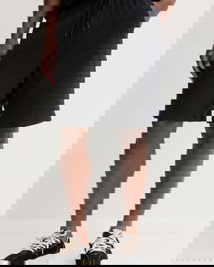 American Vintage pantaloni scurți culoarea negru, MATU09A