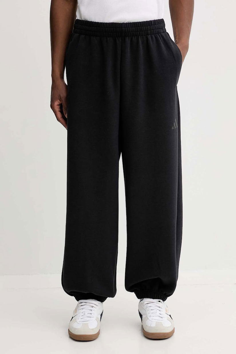 adidas pantaloni de trening Soft Lux culoarea negru, uni, KB5688