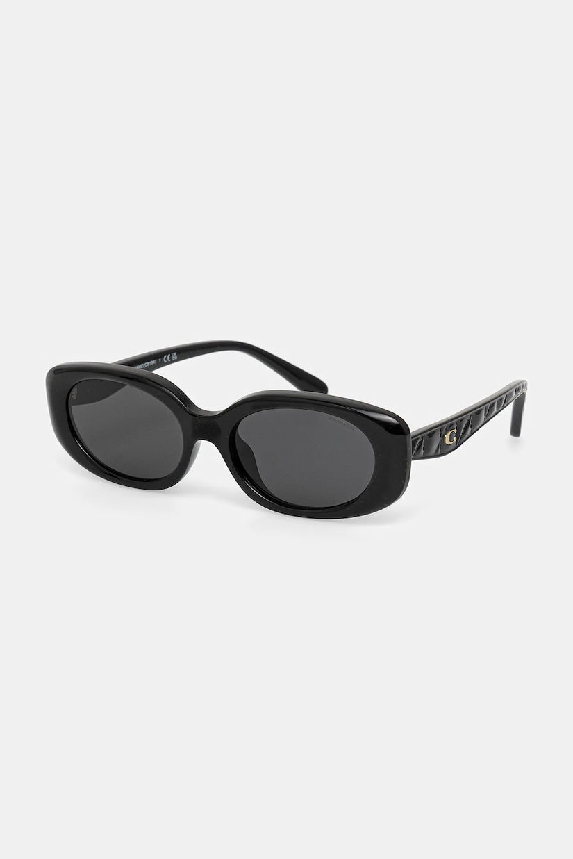 Coach ochelari de soare culoarea negru, 0HC8443D