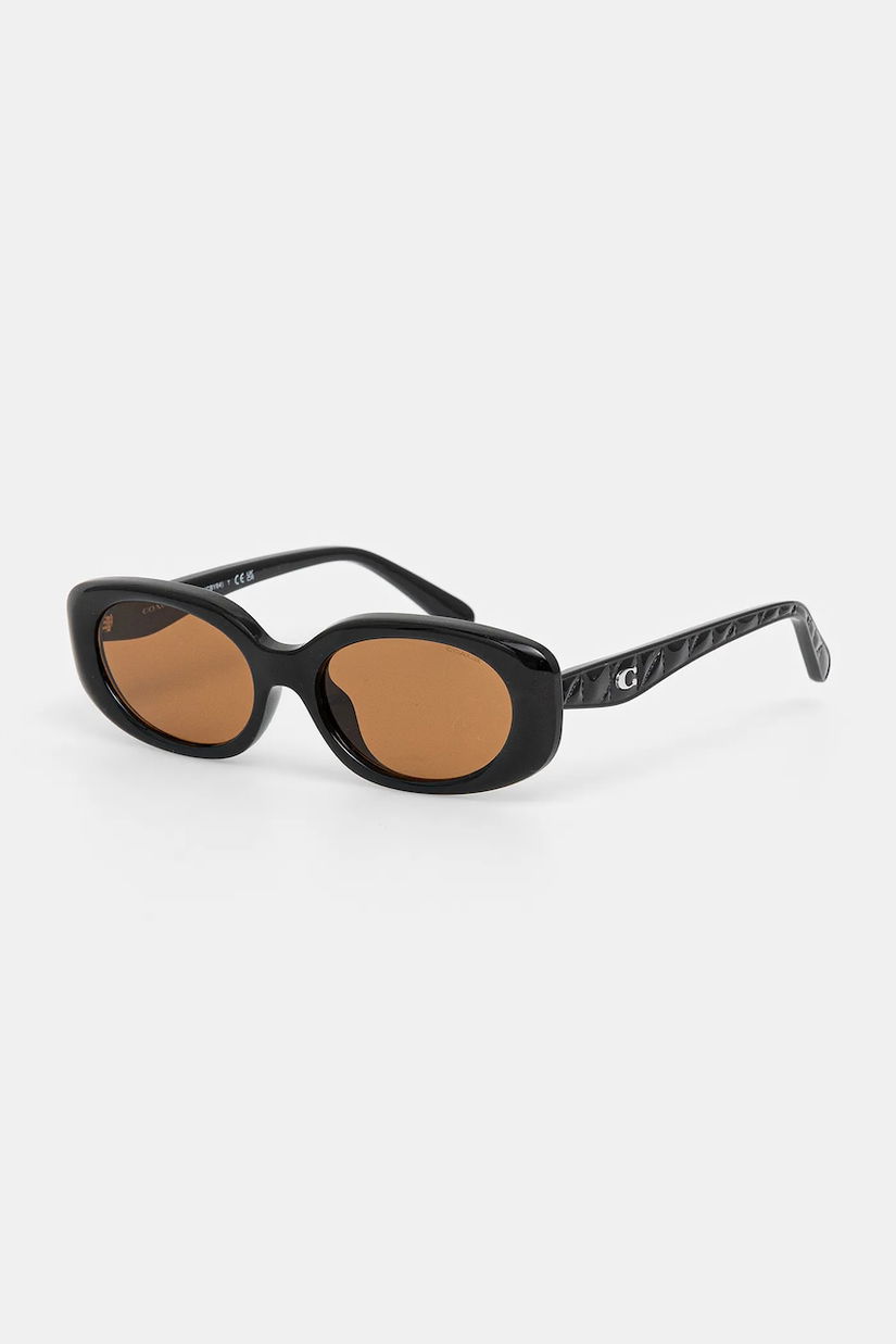 Coach ochelari de soare culoarea negru, 0HC8443D