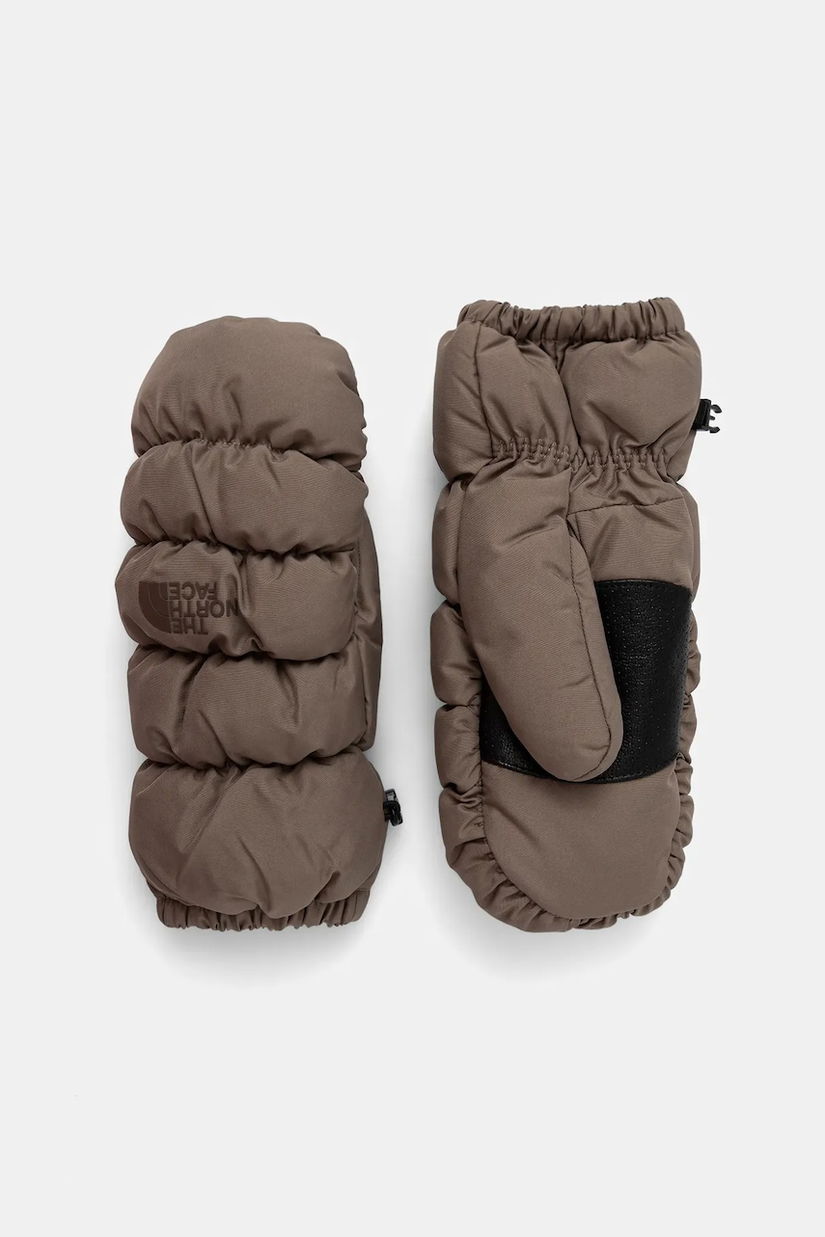 The North Face mănuși de schi Montana culoarea maro, NF0A88JQBOW1