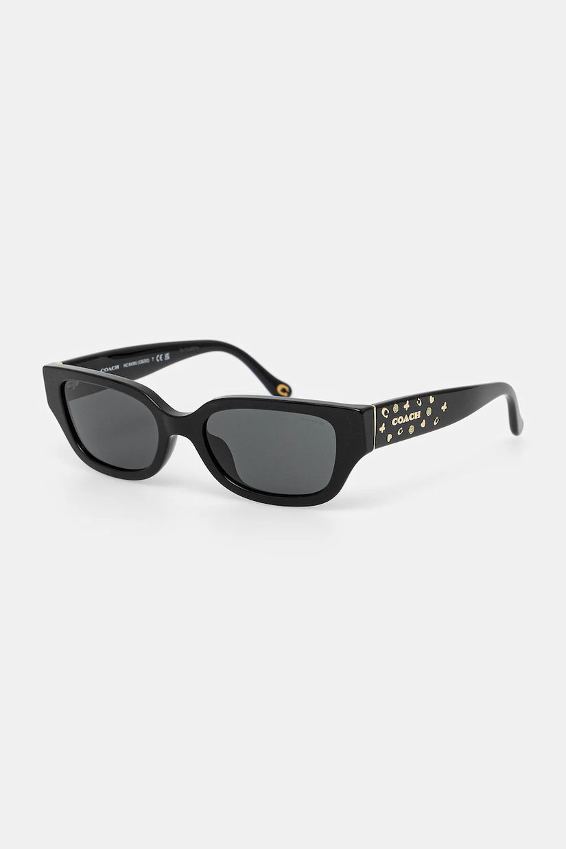 Coach ochelari de soare culoarea negru, 0HC8439U