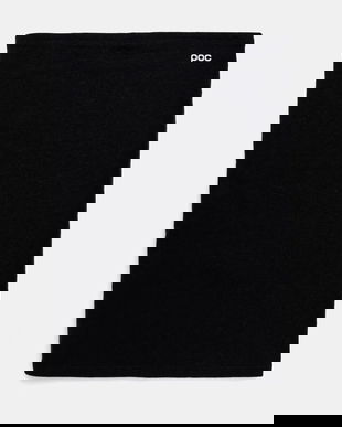 POC fular cu lână culoarea negru, uni, 64310