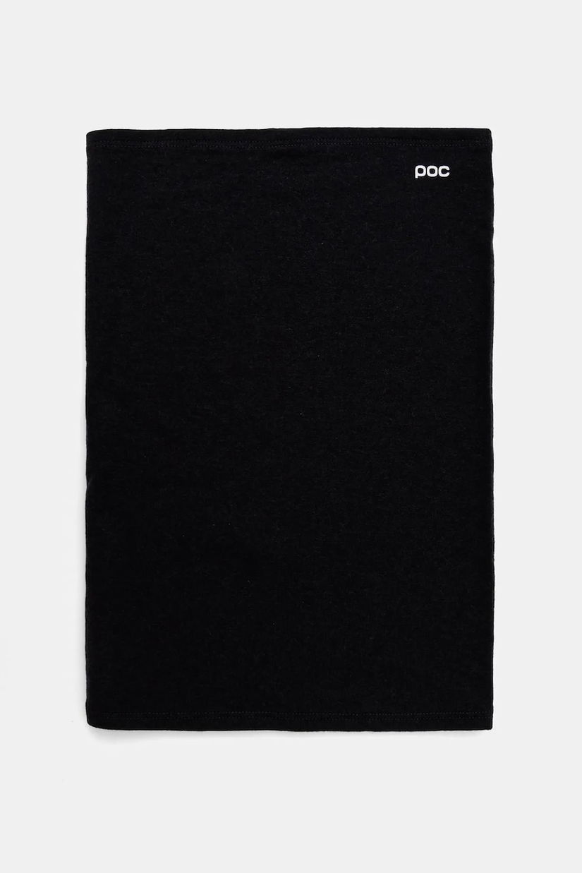 POC fular cu lână culoarea negru, uni, 64310
