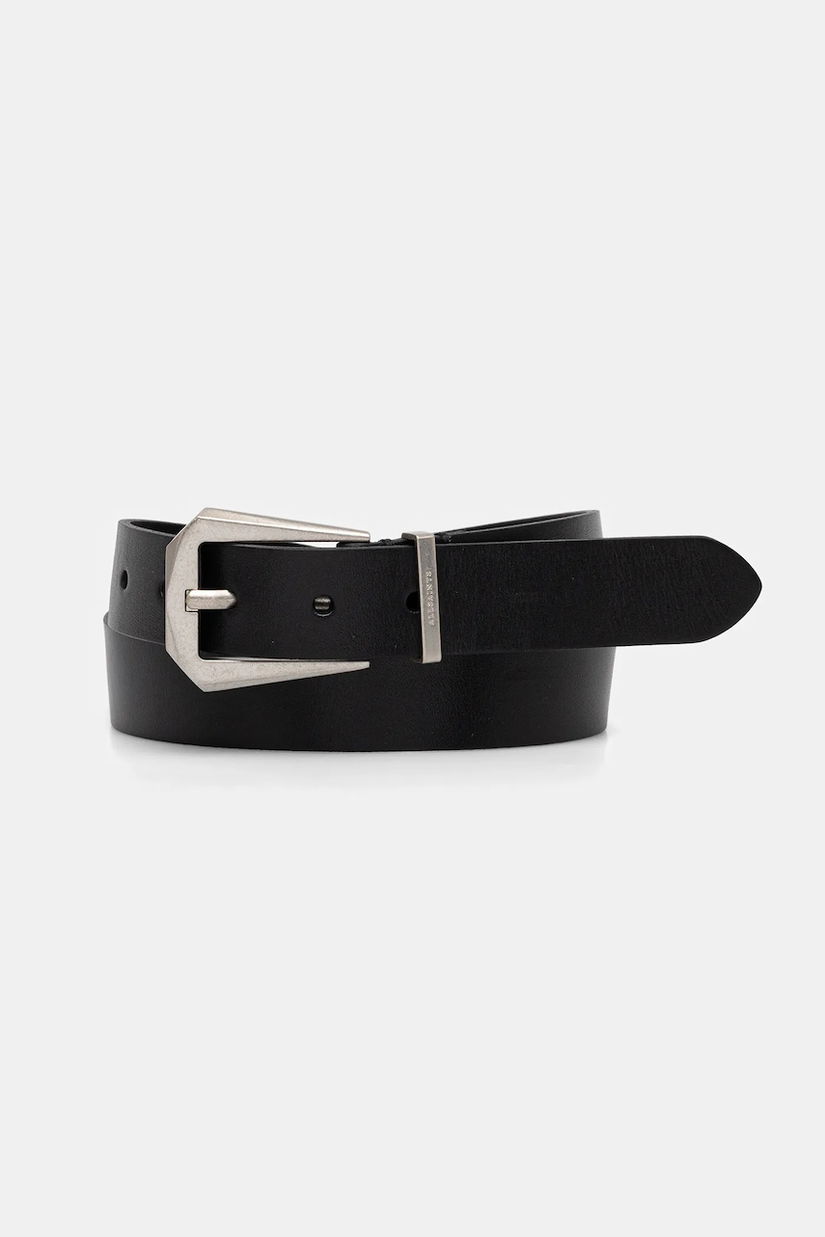 AllSaints curea de piele culoarea negru, 29AS300867