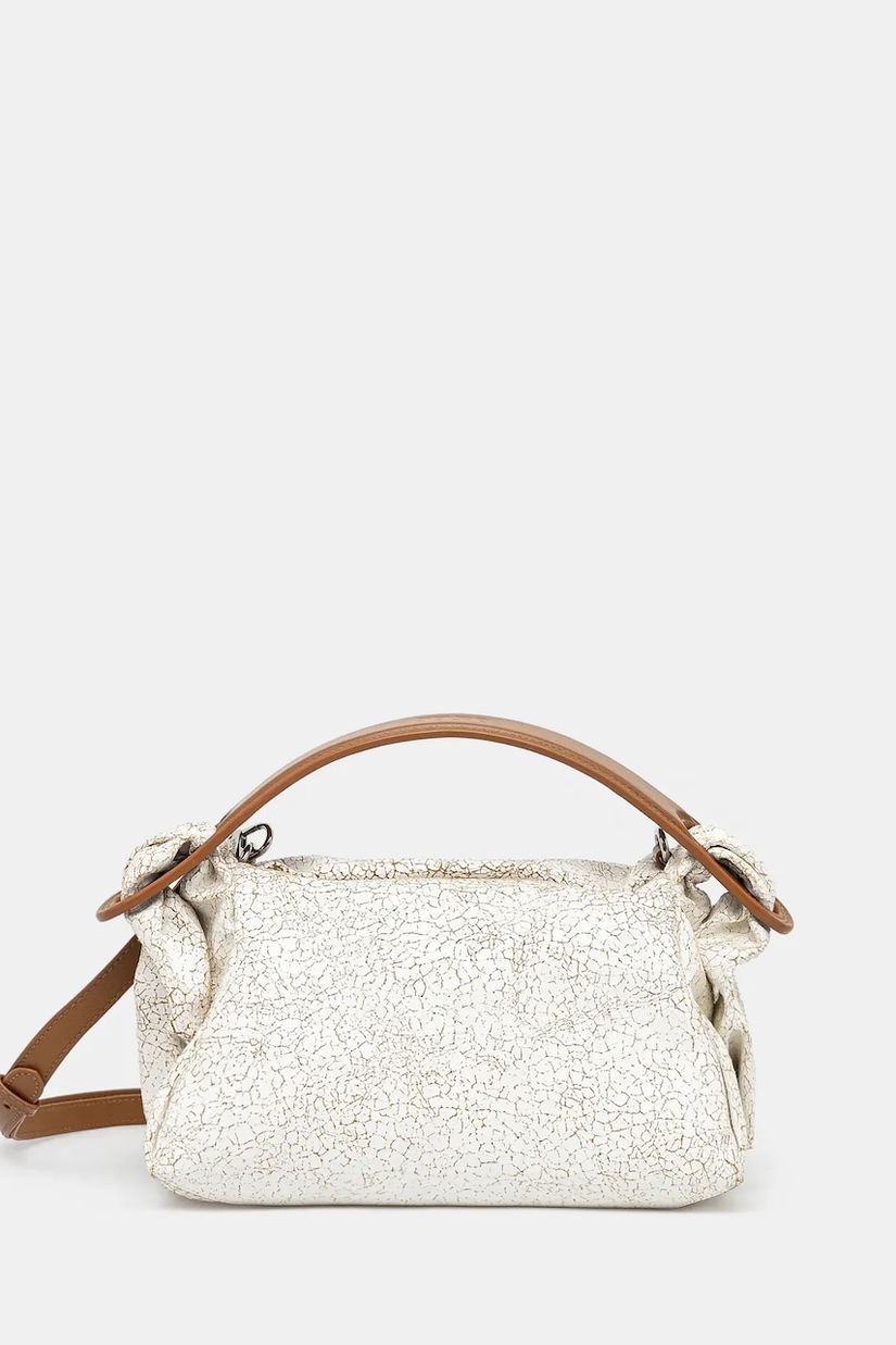 Kenzo geantă de piele culoarea bej, FF52SA818L08.03