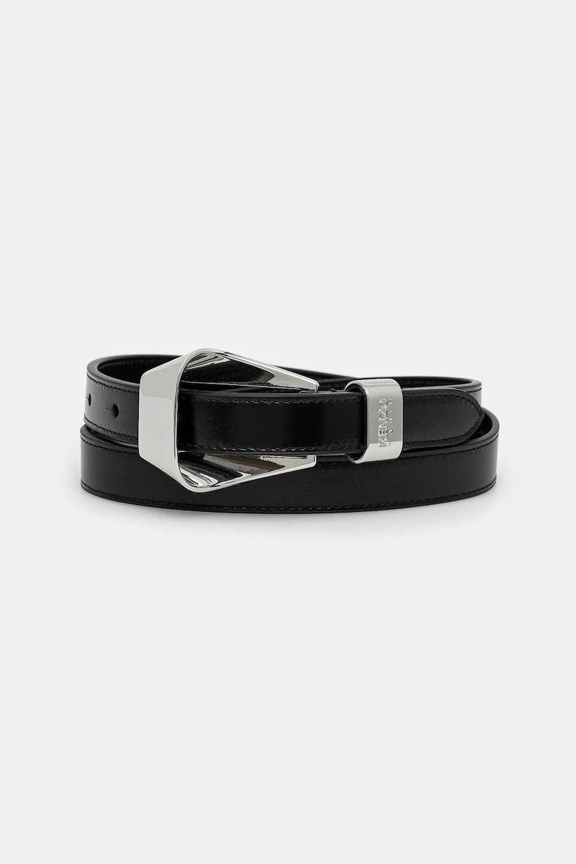 Kenzo curea de piele femei, culoarea negru, FE62CE040L03.AG