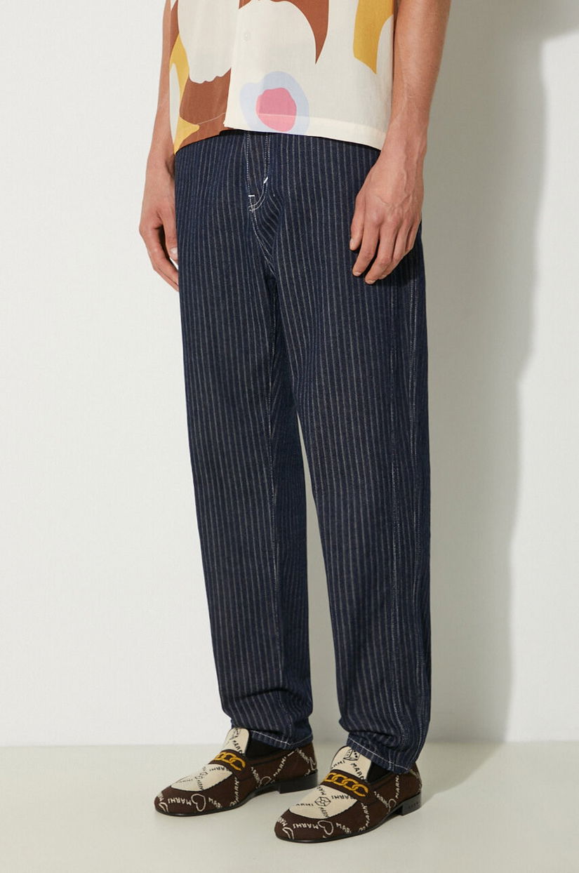 Kenzo jeansi Tapered Fit Jeans barbati FE65DP4186F1.DM