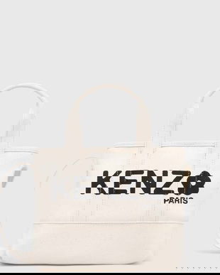 Kenzo poseta Utility Small Tote Bag culoarea bej, FE68SA910F36.03
