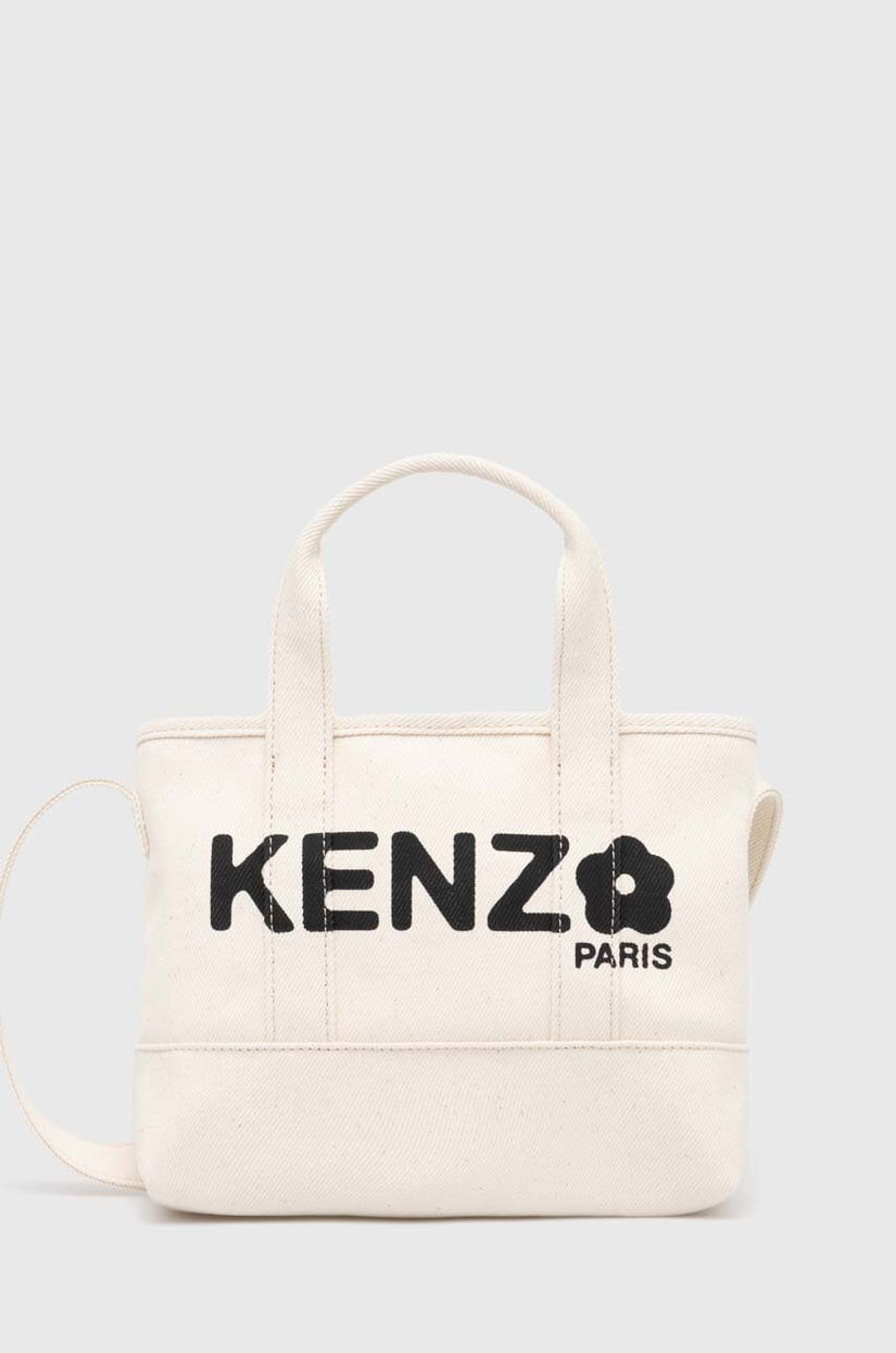 Kenzo poseta Utility Small Tote Bag culoarea bej, FE68SA910F36.03