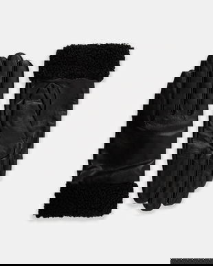 Answear.LAB manusi de piele culoarea negru