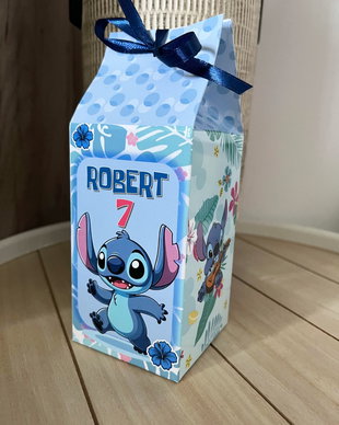 Cutii Stitch personalizate- pentru dulciuri, cadouri, suveniruri