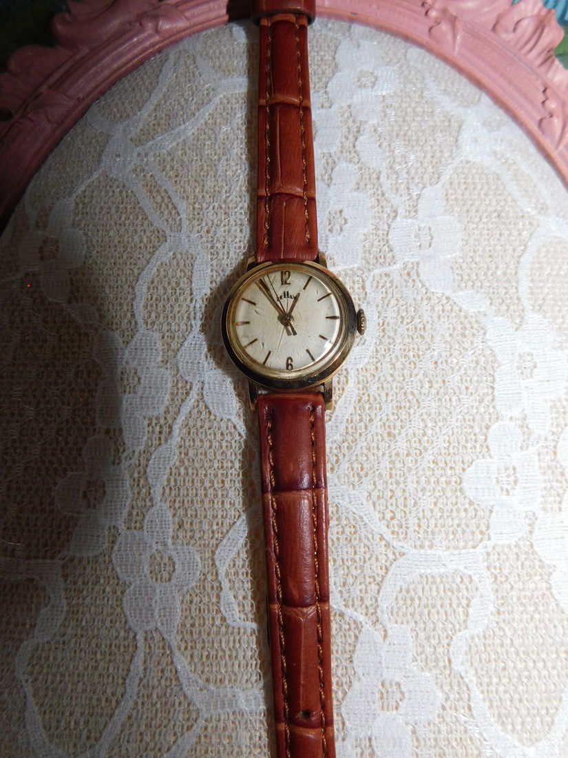 TELLUS  dama,  ceas vintage  Elvetia  1960 ,  stare perfecta ,  produs vintage  valoros  si autentic