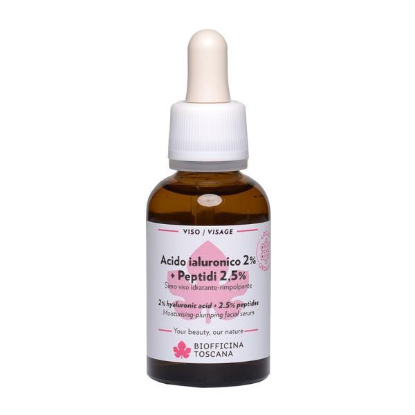 Ser de fata cu acid hialuronic si peptide, - Biofficina, 30 ml