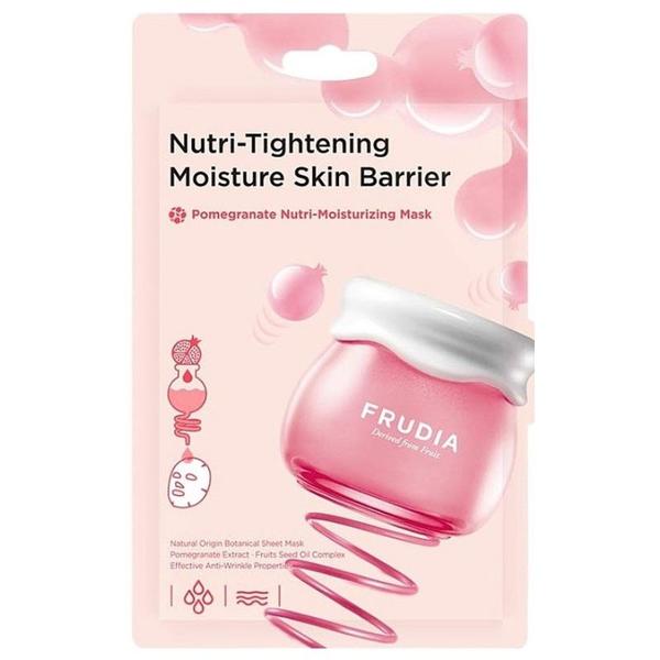 Masca Nutri-Hidratanta pentru Fata cu Rodii - Frudia Pomegranate Nutri-Moisturizing Mask, 20 ml