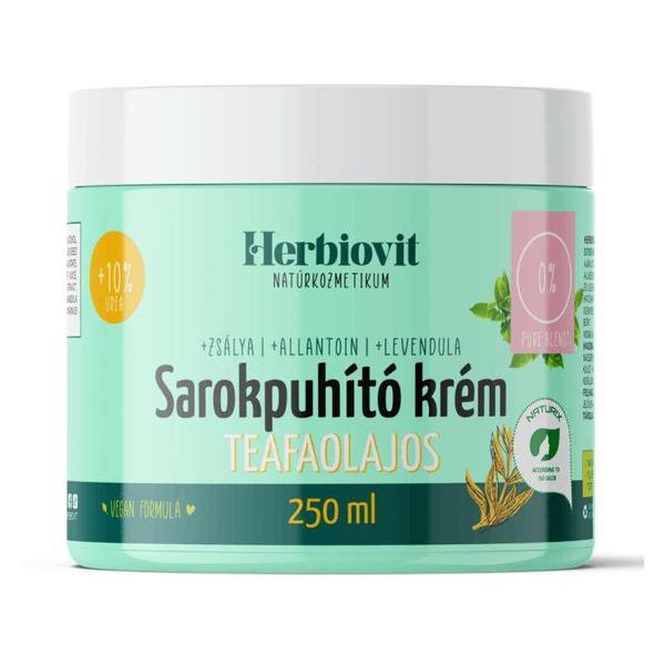 Crema vegana cu arbore de ceai pentru ingrijirea calcaielor Herbiovit 250 ml
