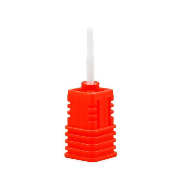 Bit ceramica cuticule 3/32 XS Barrel Ball (F) Rosu