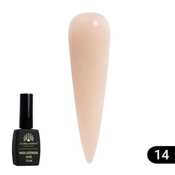 Gel de constructie unghii Global Fashion Magic-Extension 12 ml, 14