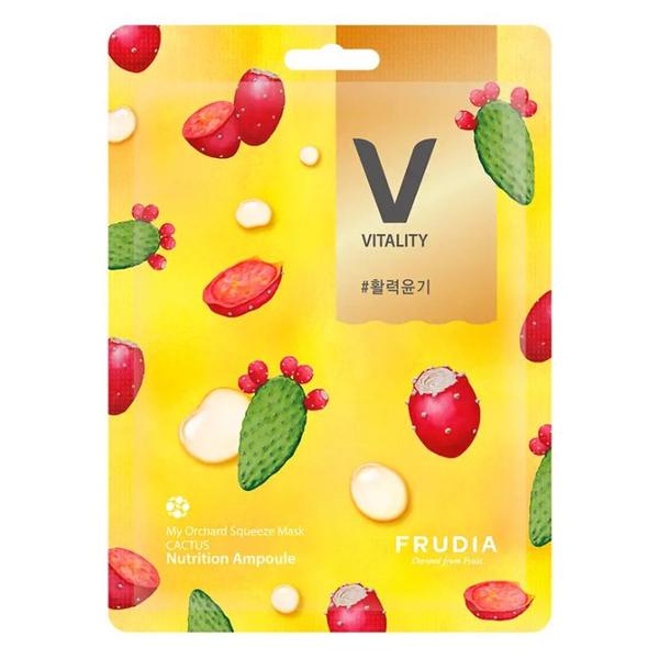 Masca de Fata cu Cactus - Frudia My Orchard Squeeze Mask Cactus, 20 ml