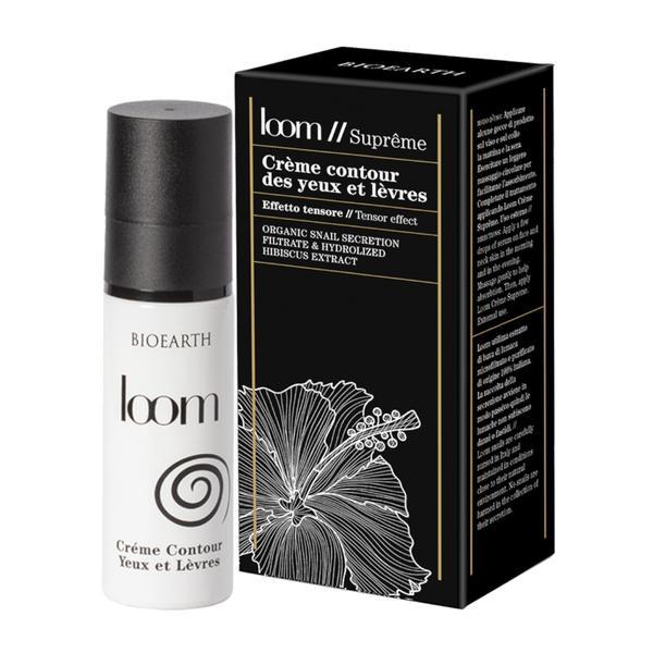 Crema riduri ochi si buze cu extract de melc, - Loom Supreme Bioearth, 30 ml