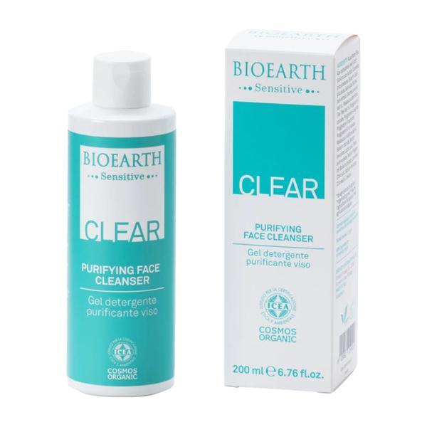 Gel curatare fata purificator, 200ml - Clear Bioearth