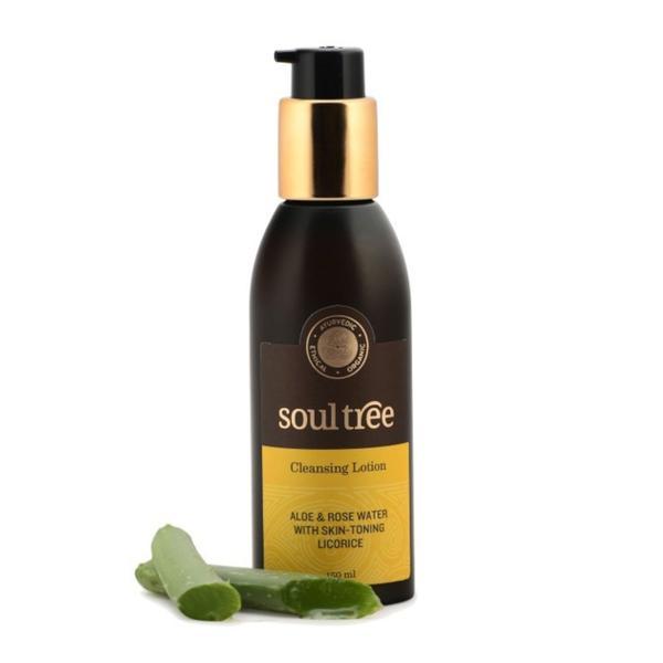 Lapte demachiant cu aloe si apa de trandafir, 150ml - Soultree