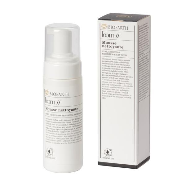 Spuma demachianta cu extract de melc, 150ml - Loom Bioearth