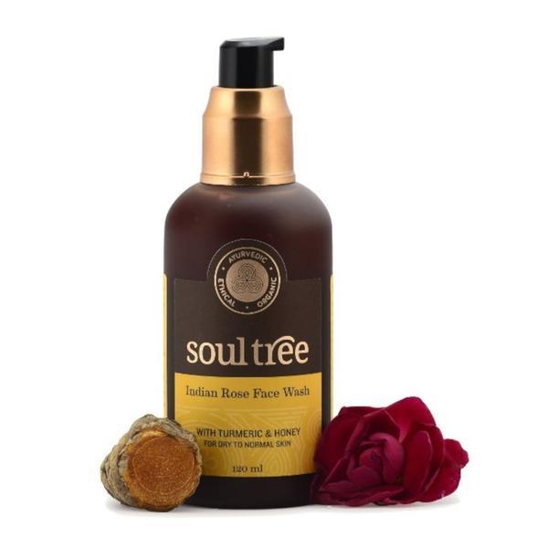 Gel curatare ten cu trandafir, turmeric, miere, 120ml - Soultree