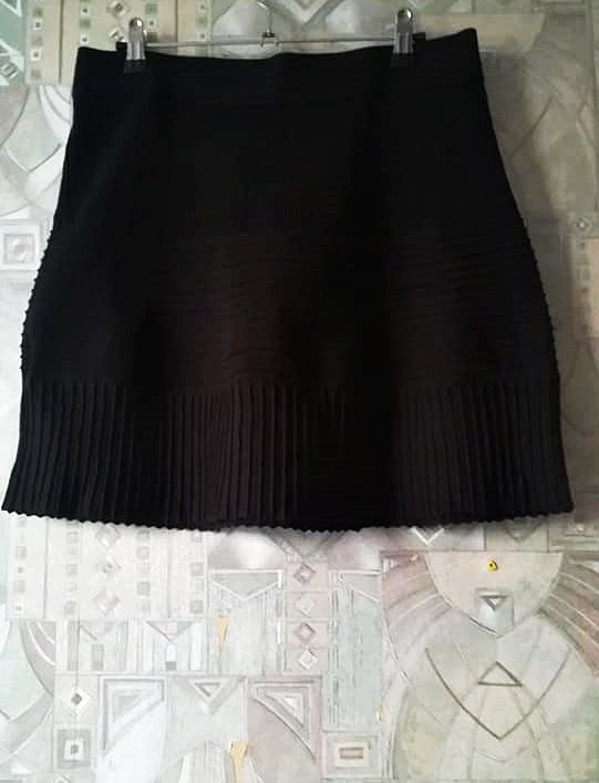 fusta neagra tricot , Promod